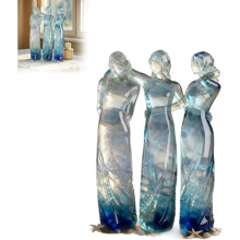 Sculpture des Trois Sœurs – Figurine en résine peinte à la main, Cadeau pour une sœur, Cadeau d'anniversaire ou de Noël pour une meilleure