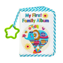Photo Album Soft Cloth Photo Book First Year Memory Album，Cartoon Memory Album Gift for New Friends,Holds 4x6 Inch Photos. 6.3x7.5