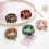 Boho Bracelets for Women Multi-Color Layered Stackable Natural Beaded Bracelets Adjustable 6