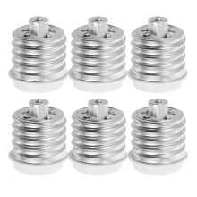 6 stuks fittingadapters voor gloeilampen E40 naar E27 voor huisverlichting 5,9 x 1,8 x 1,8 inch