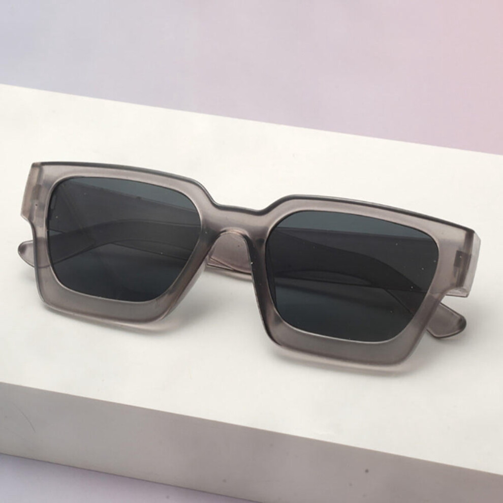Unisex Plastic Square Sunglasses for Street Photography and