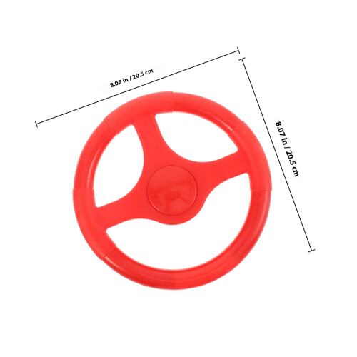 Volant Plastique Enfants Jeu Dirigé Rouge Design Réaliste 1