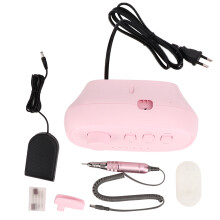 Educational Nail Care Kit with Automatic Clipper, USB Rechargeable Electric Nail Trimmer for Kids and Adults, Includes Nail Shavings Collector (Metal