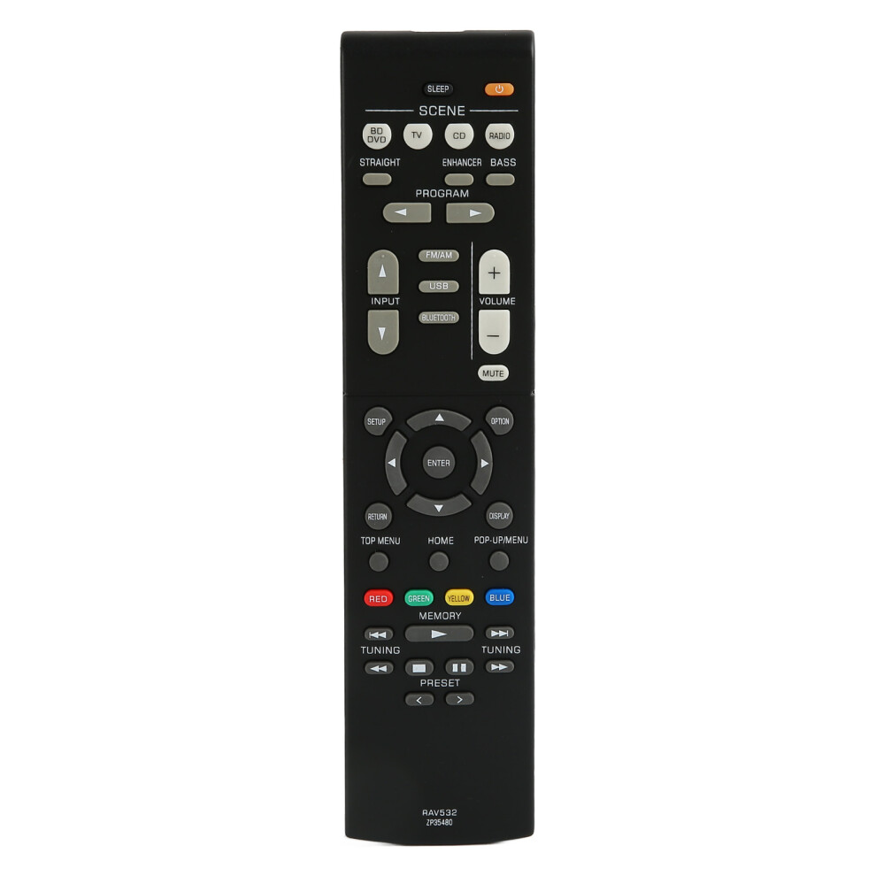 Ideal Replacement Remote Control For Yamaha RX V383RX R383BL RX V379HTR3068RXV383Easy Access All Buttons Ergonomic Design Foldable Well-image-OPC-PWP2BDY-NEW