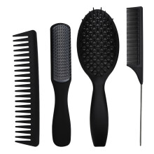Nylon Bristles Detangler Brush, Anti Slip Ergonomic Handle Premium Quality Lightweight Versatile Styling Tool for Wet Dry Hair