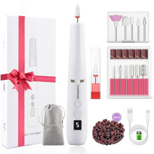 Kit de taladro eléctrico inalámbrico para uñas acrílicas y de gel con