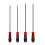 Extended Long Handle Screwdriver Head for Quick and Secure Screw Attachment Alloy Steel 5