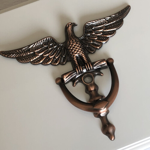 European Style Front Door Knocker with Peephole