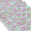 Toppa floreale con perline e paillettes, 100 pezzi, multicolore 1