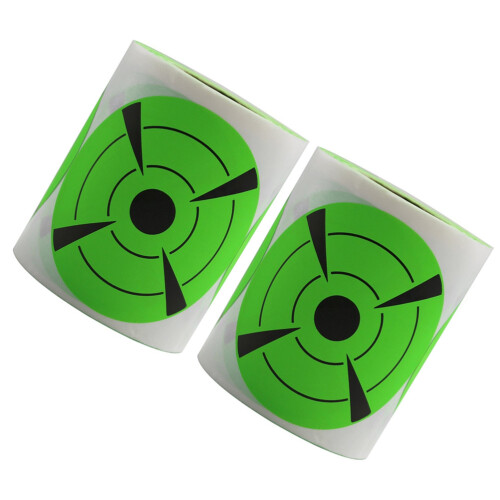 Green ABS Self-Adhesive Spot Labels for Hotel Use Fluorescent 1