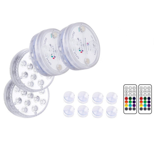 Pool supplies Remote Control Swimming Pool Lighting Underwater Decorative Lights Summer Pool Essentials 2