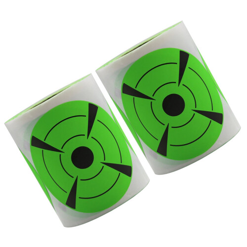 Green ABS Self-Adhesive Spot Labels for Hotel Use Fluorescent 2