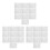Weatherproof White Self Adhesive Numbers for Mailbox and Door 7