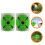 Green ABS Self-Adhesive Spot Labels for Hotel Use Fluorescent 10