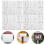Weatherproof White Self Adhesive Numbers for Mailbox and Door 9