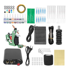Tattoo Machine Kit With Free Replacement Easy To Use Professional Manicure Tools For Art Enthusiasts