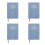 4Pcs Sky-Blue A5 Planner 2026 PU Daily Weekly Task Organizer 4