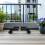 2Pcs Movable Flower Pot Base Tray Heavy Duty Black Plastic with Wheels 4