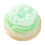 Vela aromática con forma de rosa, color verde, 1 unidad. 1