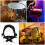 4Pcs Adjustable Black Nylon Drum Strap Belt for Djembe Snare Drums 8