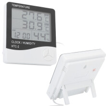 HighAccuracy Digital Thermometer Humidity Meter Indoor Outdoor Temp Display