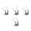 8Pcs Automatic Water Supply Float Valve Nylon Grey for 4