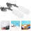 8Pcs Automatic Water Supply Float Valve Nylon Grey for 10