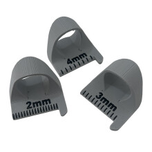 Hand Sewing and Embroidery Lock with Precision Hemming Ruler Template for Garment Alterations