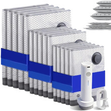Cordless Travel Vacuum Storage Bag Set with Rechargeable Pump, Compatible with Clothing Moving & Storage