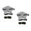 2Sets Small Pet Chest Strap and Leash Grey Cotton Polyester Comfort 1