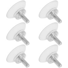 6 Pcs PVC Suction Cup Heavy Duty Suction Cup Hooks Bathroom Suction Cups Suction Cups for Glass