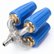 4-in-1 Turbo Nozzle Pressure Washer, 360 Rotating Turbo Nozzle with 1/4inch Quick Connector, 2.5 Orifice,4000 PSI Ma