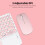 Mini Bluetooth Keyboard Quiet Typing Slim Design Rechargeable Battery Scissor Key Structure Wireless Connection Multi Device Compatibility Ergonomic 7