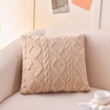 Housse de coussin 40x40cm en polyester kaki, fermeture éclair invisible, lavable en machine, intérieur/extérieur, compatible avec les coussins