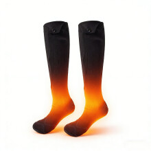 Calcetines térmicos recargables para hombre y mujer, lavables, con alimentación USB y 4 niveles de calor. Ideales para acampar, hacer senderismo,