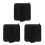 3Pcs Black Oxford Fabric Cutter Roll Bag for Kitchen Cooking Tools 9