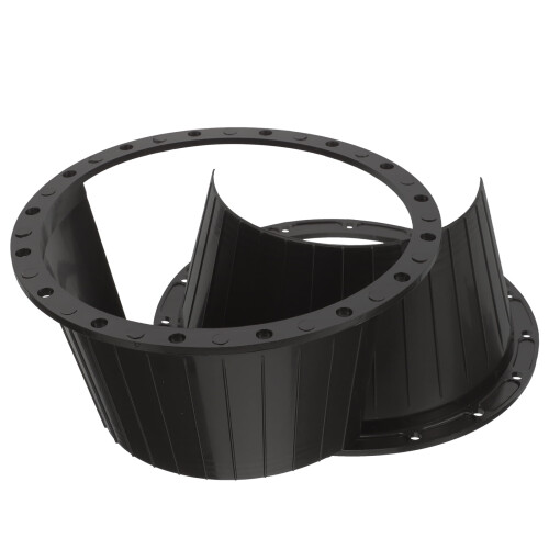 ibasenice Speaker Adapter Replacement Black Plastic Splashproof for Cars 2Pcs