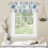 Nautical Kitchen Curtain Valance Sea Turtle Coral Design 2