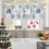 Nautical Kitchen Curtain Valance Sea Turtle Coral Design 6