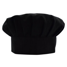 Chef Hat, Adult Premium Adjustable Elastic Baker Kitchen Cooking Chef Black