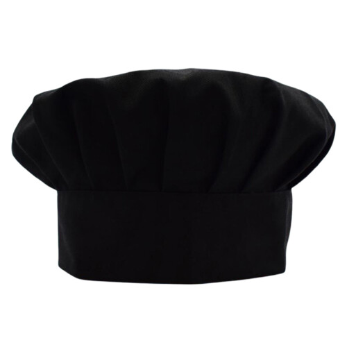 Chef Hat, Adult Premium Adjustable Elastic Baker Kitchen Cooking Chef Black