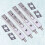 4pcs Embedded Bolt Skateboard Concealed 9