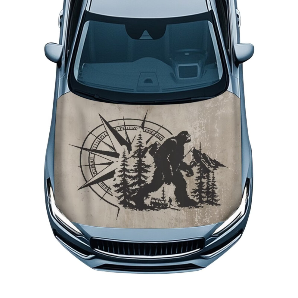 Gorilla Mentor Universal Car Hood Cover Â Polyester, Washable, Heat-Resistant, 39.37X59.05 In, Easy Install 9377112584362
