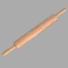 2 Pcs 47x6cm Wooden Rolling Pin Unpainted Wax Free Smooth Dough Roller for Baking Bread Pastry Cookies Pizza Pie Fondant - Size L