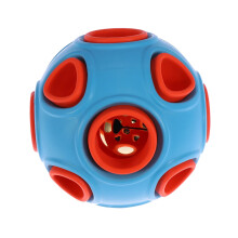 Dog Giggle Ball Toy with Sound and Holes 6.3 Inches