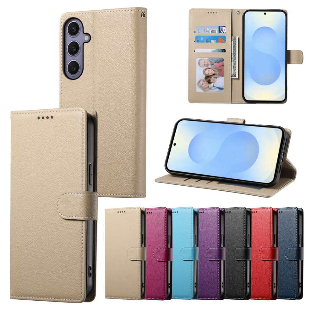Leather Wallet Phone Case Compatible With Samsung Galaxy A56, A36, A26, A16, A06, A55, A35, A25, A15, A05, A05s, A54, A34, A24, A14, A04, A04s 9085618892668