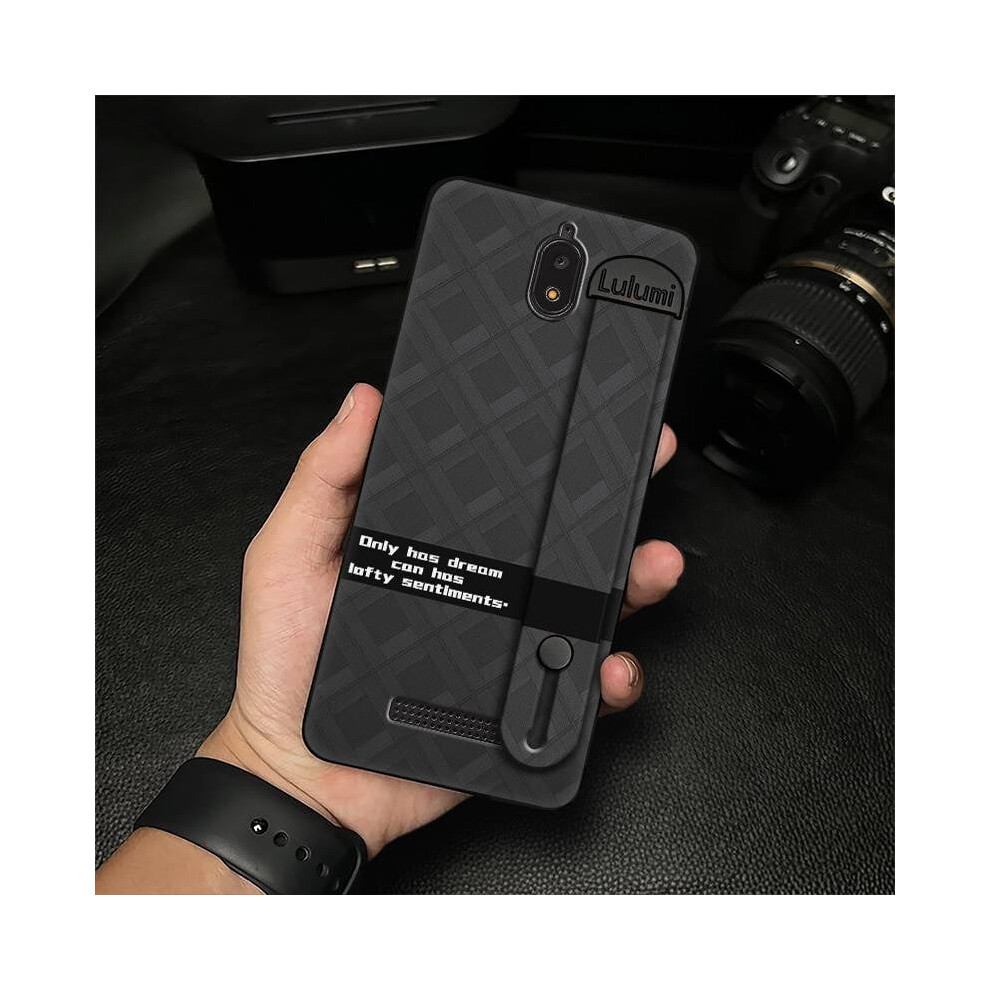 Blu View2/B130dl Phone Case Â Shockproof, Dust-Resistant, Soft Anti-Knock Cover With Wrist Strap & Masculine Geometry Design 9377112586298