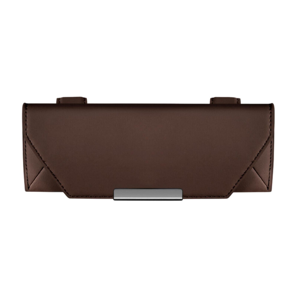 Generic Sunglasses Holder For Car Sun Visor For Car, Suv, Truck Eyeglasses Mount Brown 9085618893184