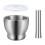 Stainless Steel Mortar and Pestle Set with Lid 1