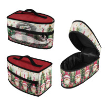 Steamer Carrying Case Irons Accessories Travel Steam Iron Case Compatible with Full-Size Irons and Accessories Santa Claus Gift Patterns(Bag Only)